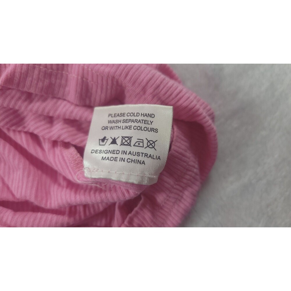 Plastic Money Spoiled Tank Top Pink Bows Gems Rare Y2K Coquette Cami Sz Small - Picture 6 of 8